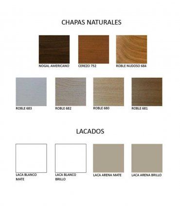 Mesa de centro elevable y extensible laca blanca Ceres, acabados