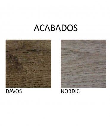Consola nórdica Otava, acabados
