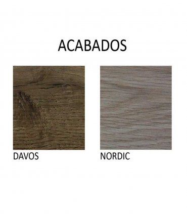 Mesa de centro nórdica Otava, acabados