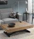 Mesa de centro moderna elevable y extensible Ceres