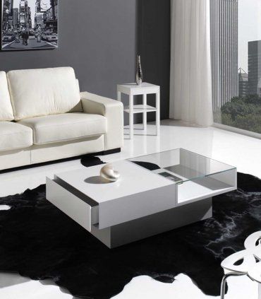Mesa de centro rectangular moderna Boxes