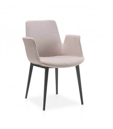 Silla moderna tapizada Fatia
