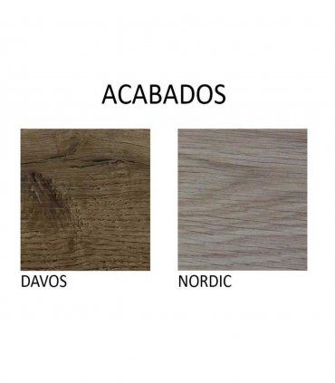 Dormitorio nórdico Otava, acabados