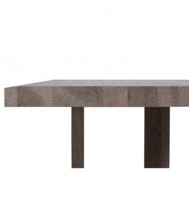 Mesa de comedor nórdica Otava cruz, detalle