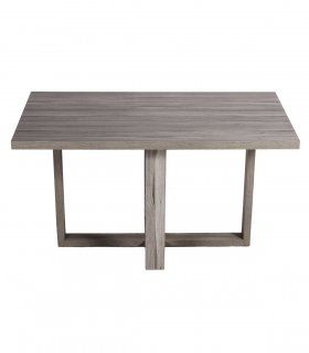 Mesa de comedor nórdica Otava cruz, vista