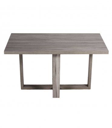 Mesa de comedor nórdica Otava cruz, vista