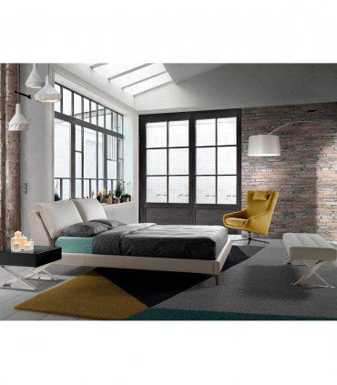 Cama tapizada moderna Lakita