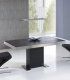 Mesa de comedor extensible con acero Kekas