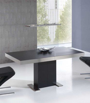 Mesa de comedor extensible con acero Kekas