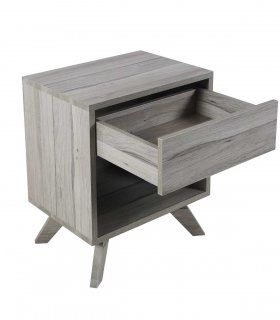 Mesita de noche nórdica 1 cajón Kalanti, cajón