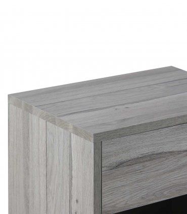 Mesita de noche nórdica 1 cajón Kalanti, detalle