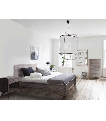 Mesita de noche nórdica 1 cajón Kalanti, dormitorio