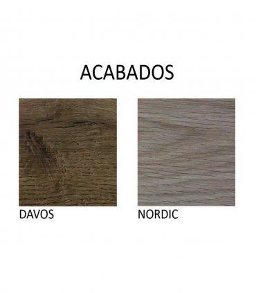 Cama nórdica Kalanti, acabados