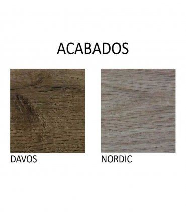 Dormitorio nórdico Kalanti, acabados