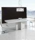 Mesa de comedor extensible Claren, blanca