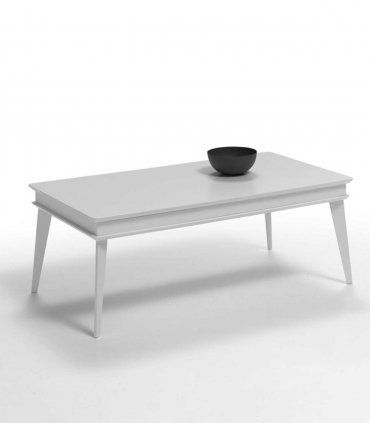 Mesa de centro elevable Eleanor, blanca
