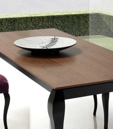 Mesa comedor extensible Cairo A, detalle