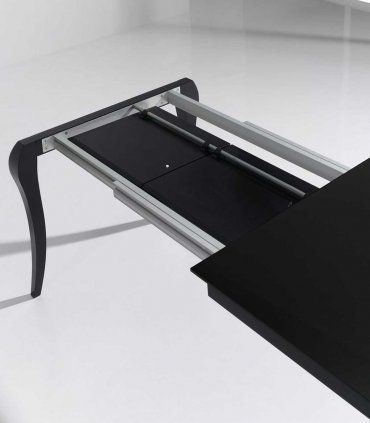 Mesa extensible Cristal cairo A, detalle