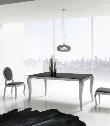 Mesa extensible Cristal cairo A, comedor