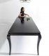 Mesa extensible cristal Cairo B, abierta