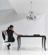 Mesa extensible cristal Cairo B