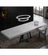 Mesa de comedor extensible Chiven, abierta