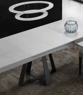 Mesa de comedor extensible Chiven, detalle