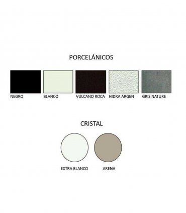 Mesa de comedor extensible Chiven, acabados