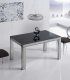 Mesa de comedor extensible en acero Baralt