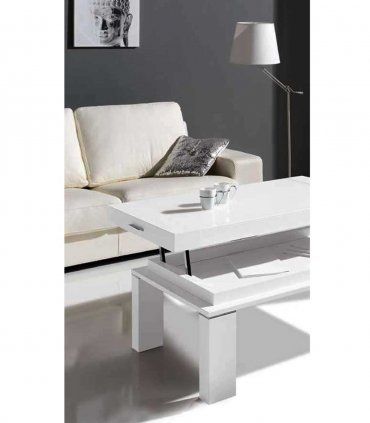 Mesa de centro elevable Carina, detalle