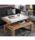 Mesa de centro elevable Carina, abierta