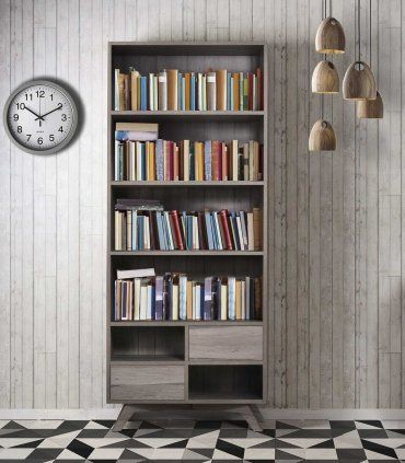 Librería estantería nórdica Kalanti, salón