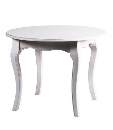 Mesa de comedor redonda vintage Country