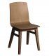 Silla de madera nórdica Malmo
