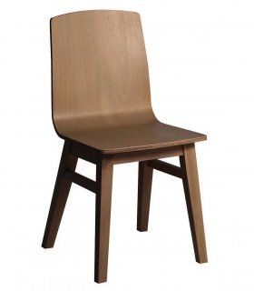 Silla de madera nórdica Malmo