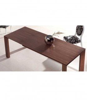 Mesa de comedor extensible Millas B, abierta
