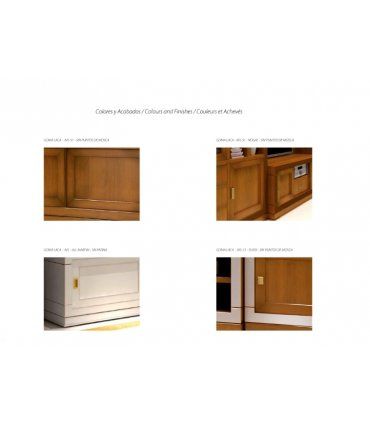 Mueble TV Eirado, acabados