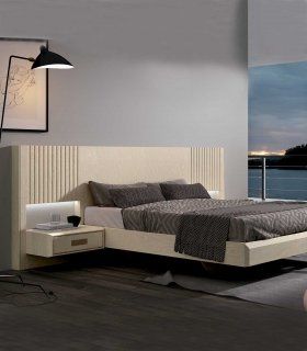 Cama con mesitas integradas Antara