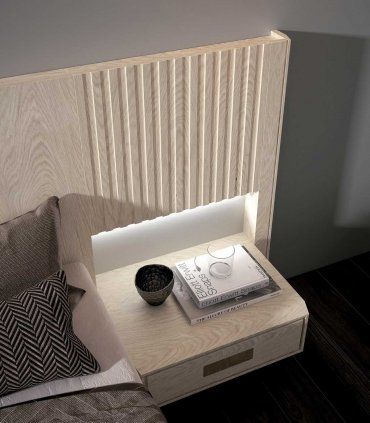 Dormitorio contemporáneo Antara, mesitas