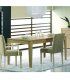 Mesa comedor extensible Amelie, en roble