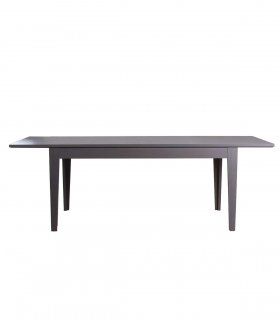 Mesa comedor extensible Amelie, abierta