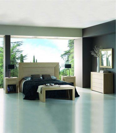 Dormitorio nórdico roble Amelie