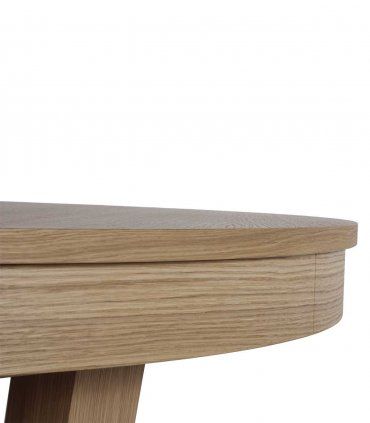 Mesa de comedor nórdica Oslo, detalle