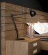 Cama con mesitas integradas Dalama, detalle
