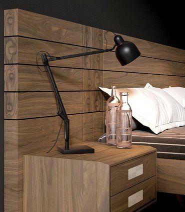 Cama con mesitas integradas Dalama, detalle