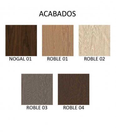 Cama con mesitas integradas Dalama, acabados