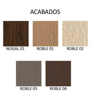 Cama contemporánea Neola, acabados