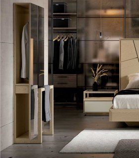 Espejo vestidor con galán de noche Nelvin