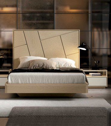 Mesita de noche un cajón contemporánea Nelvin, dormitorio