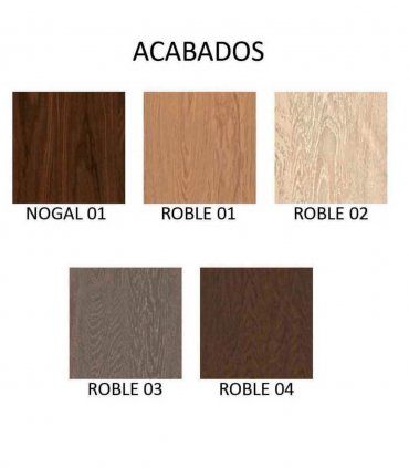 Cabecero contemporáneo Niaste, acabados